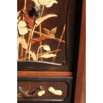 芝山細工風意匠違棚　G237 