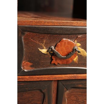 芝山細工風意匠違棚　G237 