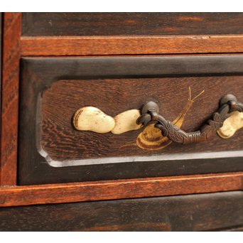 芝山細工風意匠違棚　G237 