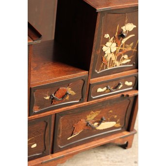 芝山細工風意匠違棚　G237 