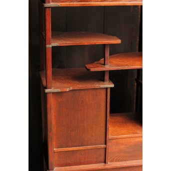 芝山細工風意匠違棚　G237 