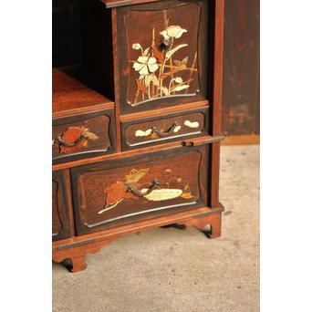 芝山細工風意匠違棚　G237 