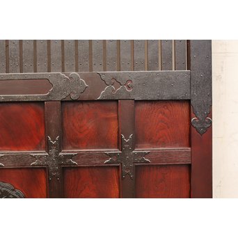 北陸朱塗鉄尽蔵戸　W328 