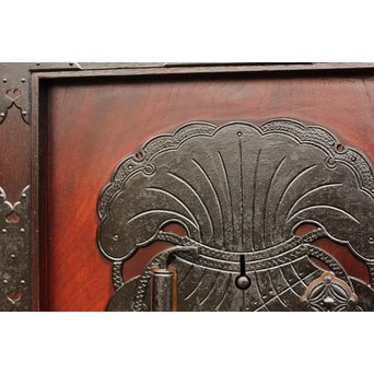 北陸朱塗鉄尽蔵戸　W328 