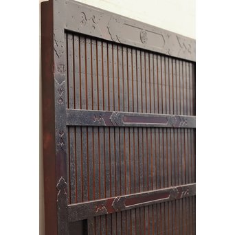 北陸朱塗鉄尽蔵戸　W328 