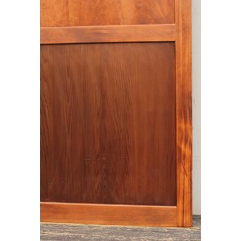 寄木と青色ガラスのドア　GD662 