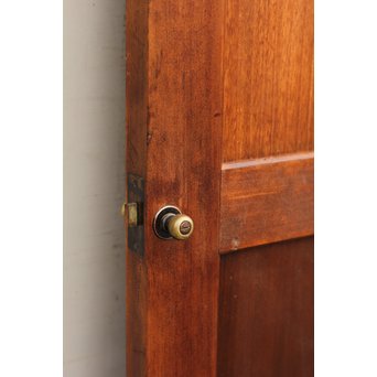 寄木と青色ガラスのドア　GD662 