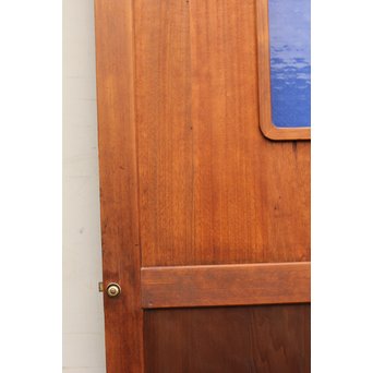 寄木と青色ガラスのドア　GD662 