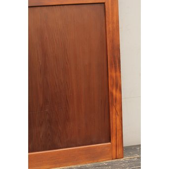 寄木と青色ガラスのドア　GD662 