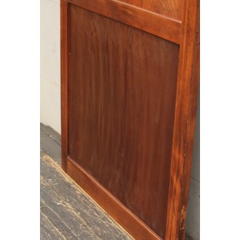 寄木と青色ガラスのドア　GD662 