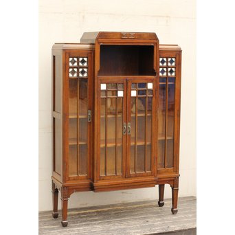 アールデコステンドガラス本棚　G239