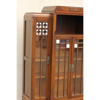 アールデコステンドガラス本棚　G239 