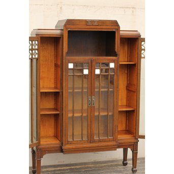 アールデコステンドガラス本棚　G239 