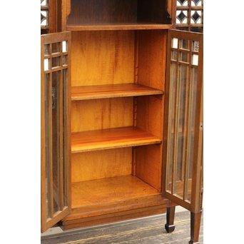 アールデコステンドガラス本棚　G239 