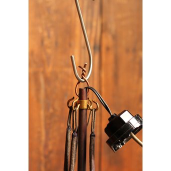 洋館の豪華半球照明2　A1197 ※軸上部に穴が開いているのでそこにリングやワイヤーを通します