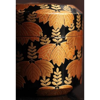 一兆銘桐蒔絵棗　K13 