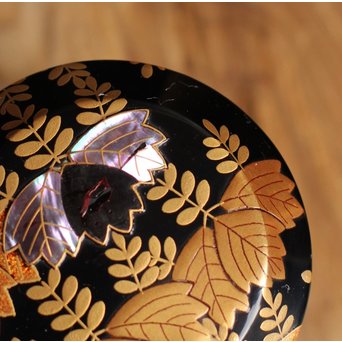 一兆銘桐蒔絵棗　K13 