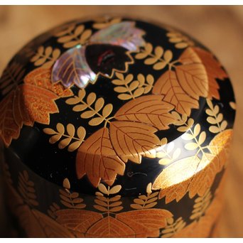 一兆銘桐蒔絵棗　K13 