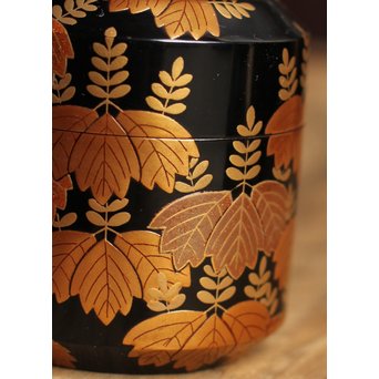 一兆銘桐蒔絵棗　K13 