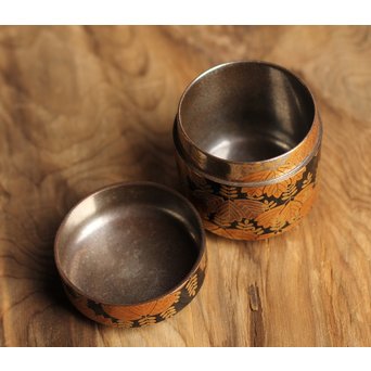 一兆銘桐蒔絵棗　K13 