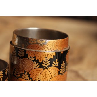 一兆銘桐蒔絵棗　K13 