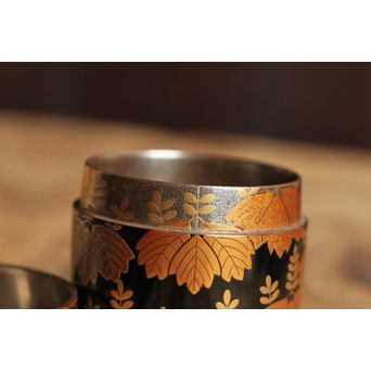 一兆銘桐蒔絵棗　K13 