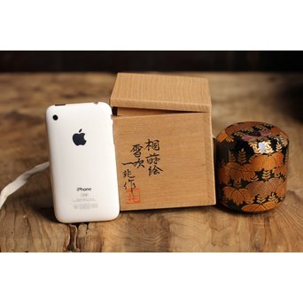 一兆銘桐蒔絵棗　K13 