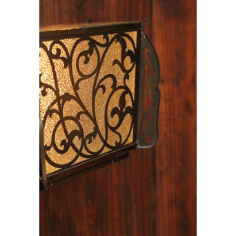 唐草紋6角シャンデリア照明　A1209 