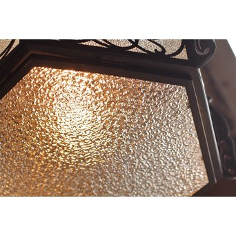 唐草紋6角シャンデリア照明　A1209 