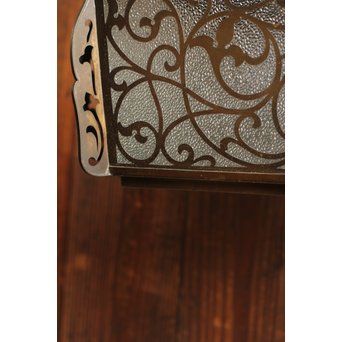 唐草紋6角シャンデリア照明　A1209 