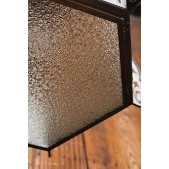 唐草紋6角シャンデリア照明　A1209 