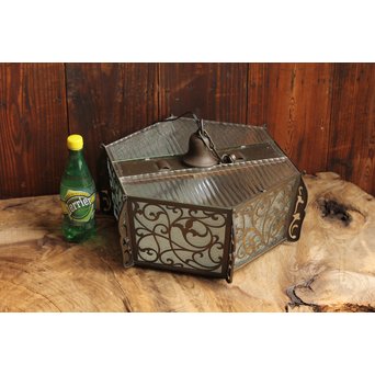 唐草紋6角シャンデリア照明　A1209 