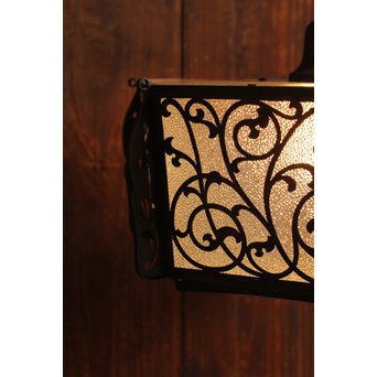 唐草紋6角シャンデリア照明　A1209 