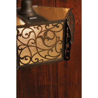 唐草紋6角シャンデリア照明　A1209 