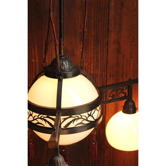 極上3灯式洋館シャンデリア照明　A1211 