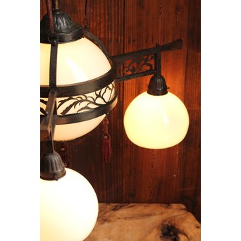 極上3灯式洋館シャンデリア照明　A1211 