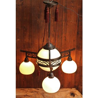 極上3灯式洋館シャンデリア照明　A1211