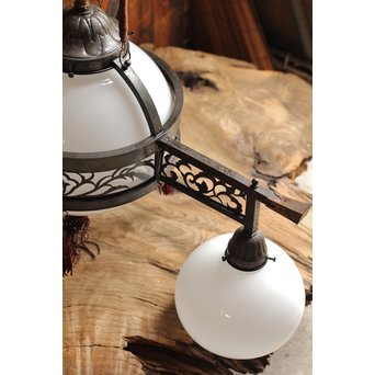 極上3灯式洋館シャンデリア照明　A1211 