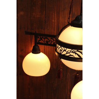 極上3灯式洋館シャンデリア照明　A1211 