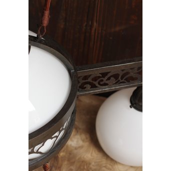 極上3灯式洋館シャンデリア照明　A1211 