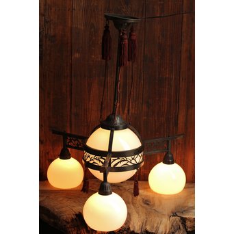 極上3灯式洋館シャンデリア照明　A1211 