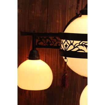 極上3灯式洋館シャンデリア照明　A1211 