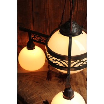 極上3灯式洋館シャンデリア照明　A1211 