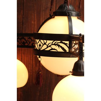 極上3灯式洋館シャンデリア照明　A1211 