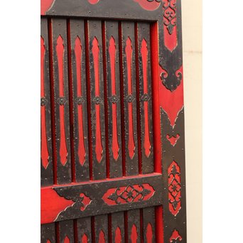 金沢升格子鉄尽くし波兎蔵戸　W341 