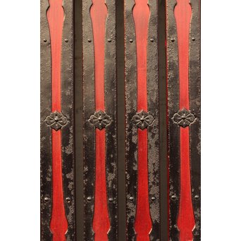 金沢升格子鉄尽くし波兎蔵戸　W341 