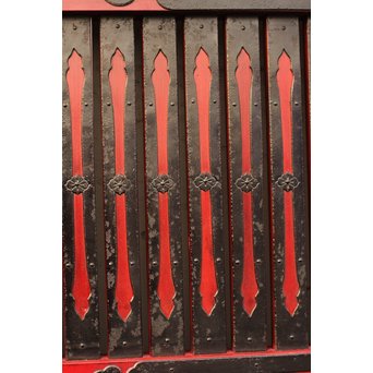 金沢升格子鉄尽くし波兎蔵戸　W341 