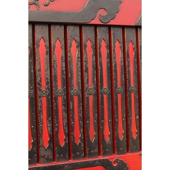 金沢升格子鉄尽くし波兎蔵戸　W341 