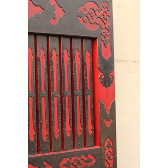 金沢升格子鉄尽くし波兎蔵戸　W341 