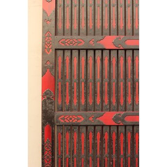 金沢升格子鉄尽くし波兎蔵戸　W341 